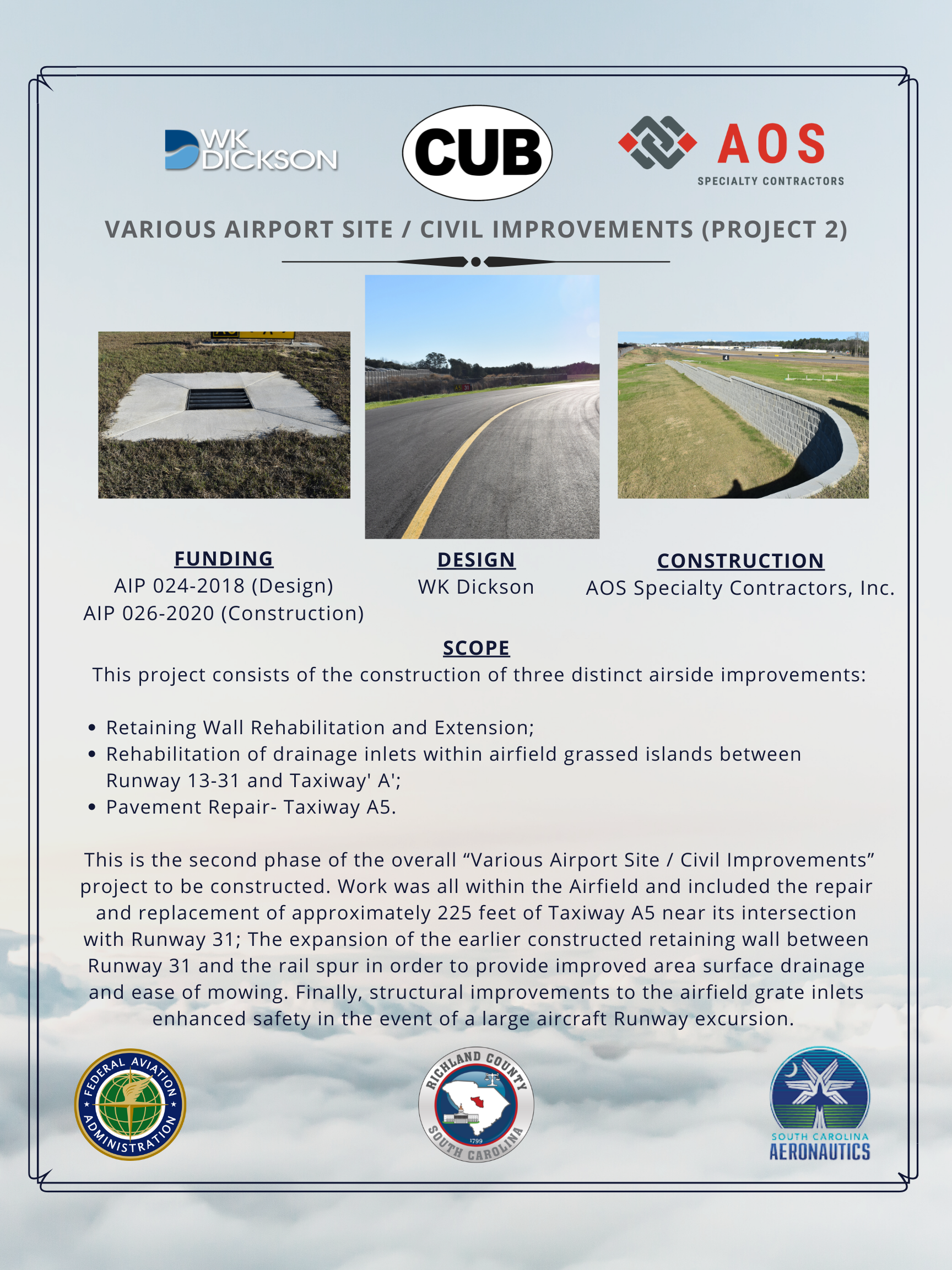 Various Airport site/civil improvements project 2